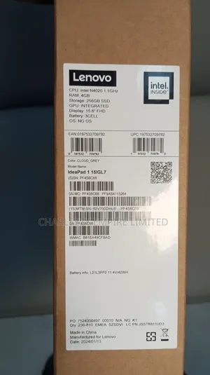 New Laptop Lenovo IdeaPad 1 4GB Intel SSD 256GB