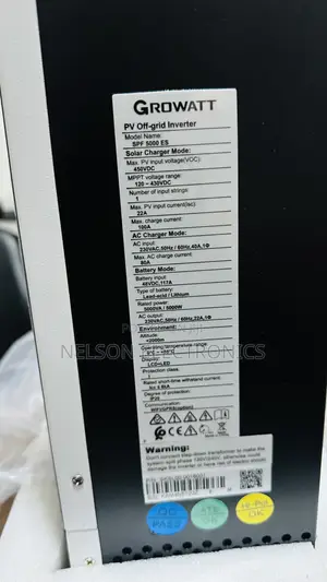 Es5000watt Growatt Inverter 48v With 100A Charge Controller
