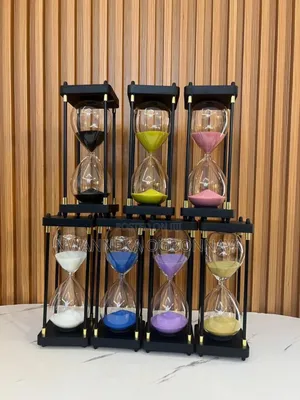 Photo - Vintage Metal Hourglass Timer
