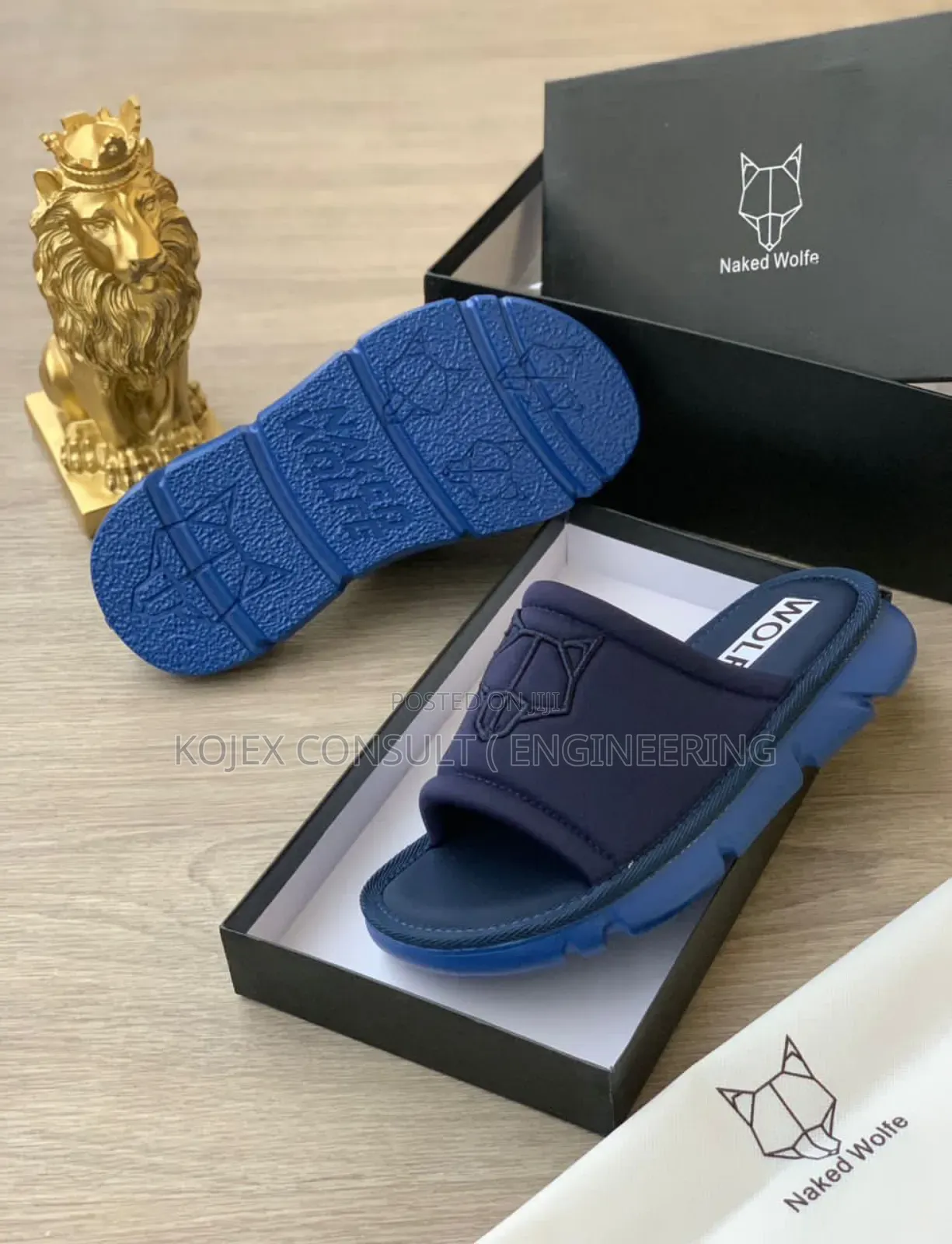 Naked Wolfe Comfy Slides