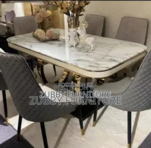 Brand New Quality And Imported Dining Table With Six Chairs