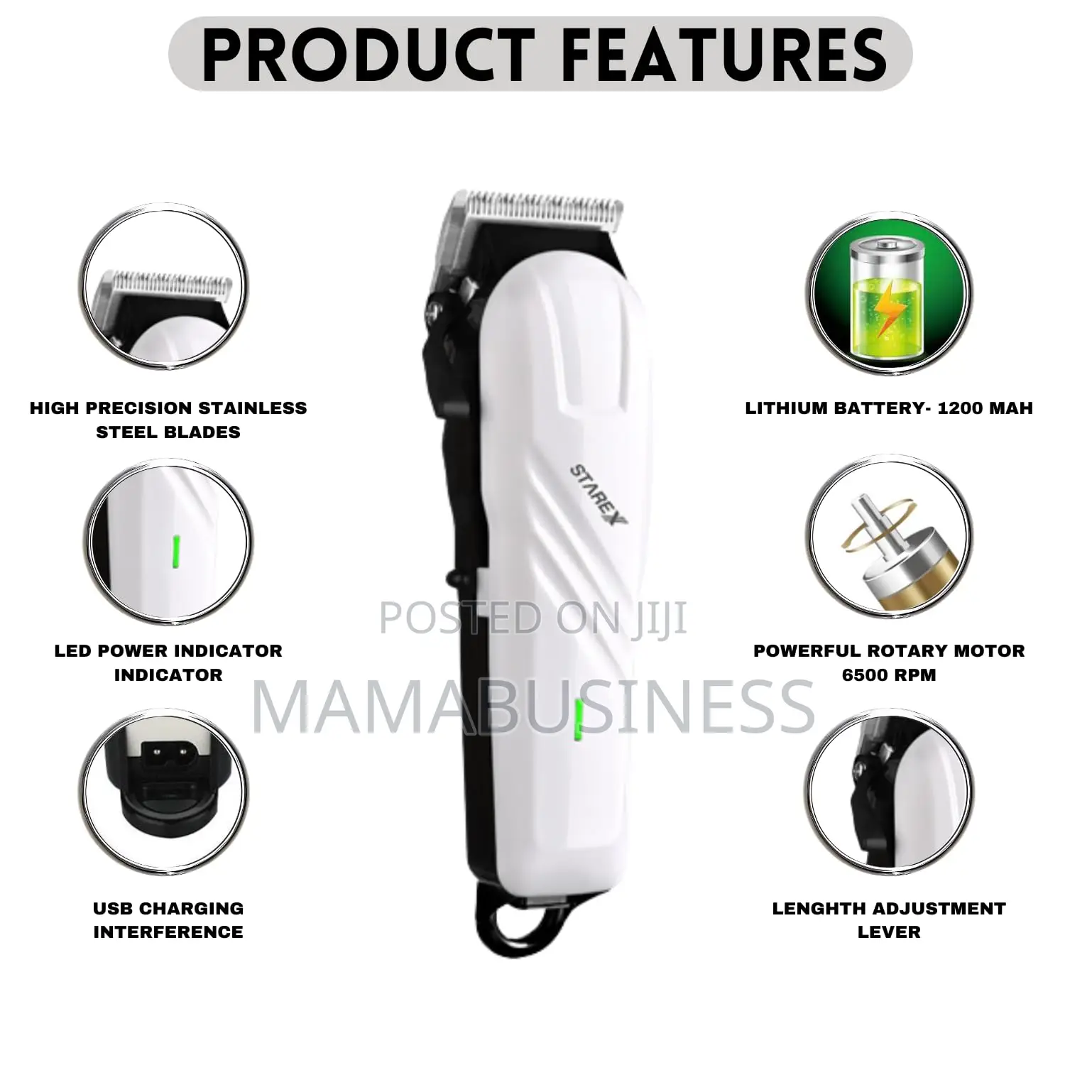 Professional Cordless Hair Clipper
