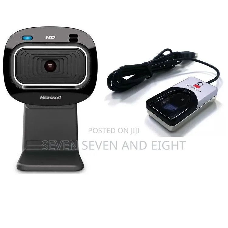 Microsoft Hd-3000 Webcam + Fingerprint Scanner