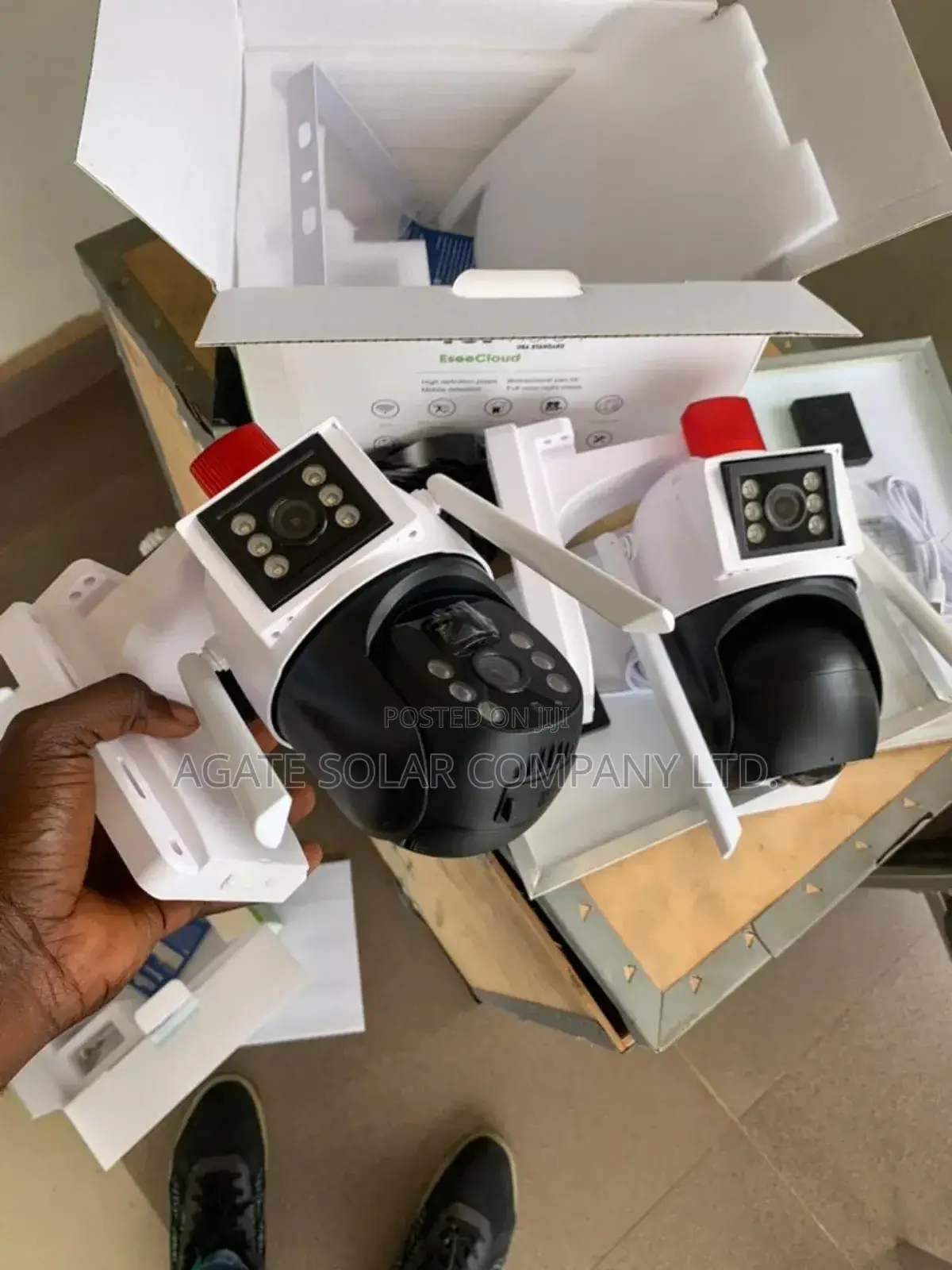 Solar PTZ Camera, Complete Set Up