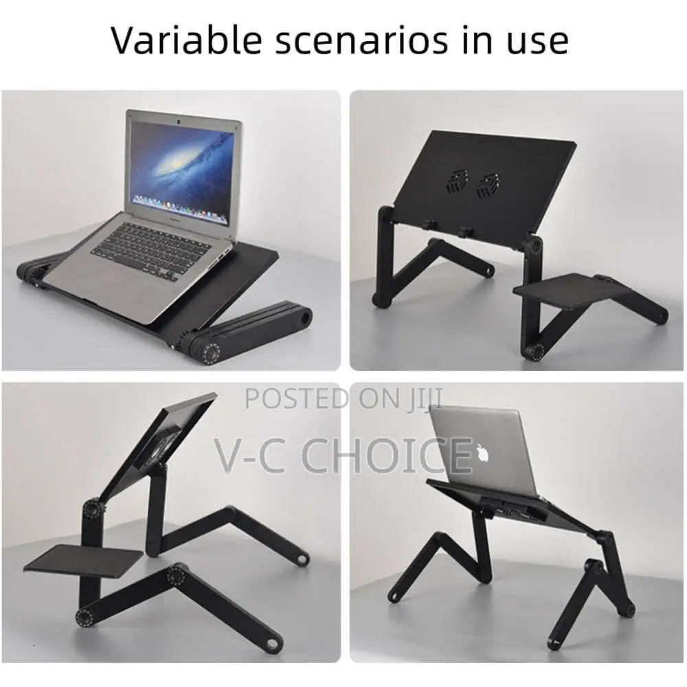 T9 Adjustable Laptop Desk Stand Portable Aluminum