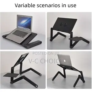 T9 Adjustable Laptop Desk Stand Portable Aluminum