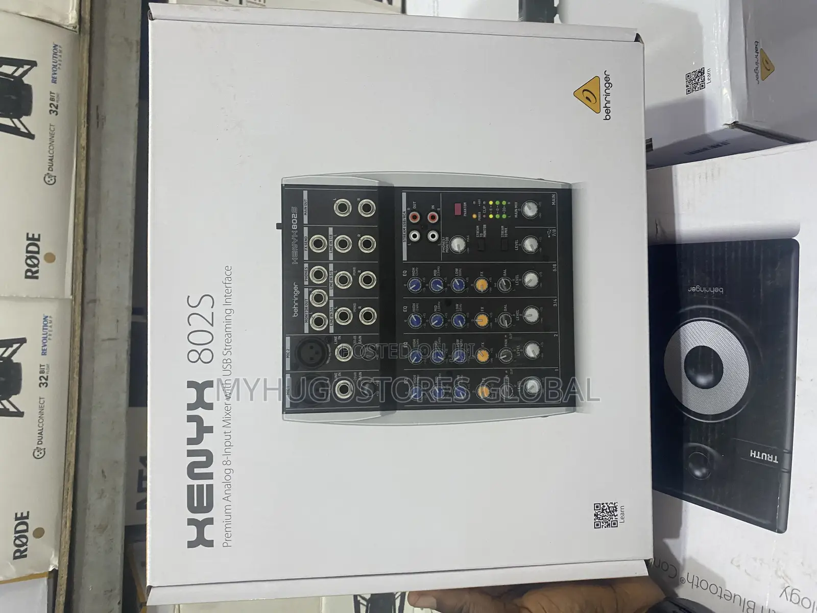 Behringer XENYX 802S Premium Analog 8-Input Mixer With USB