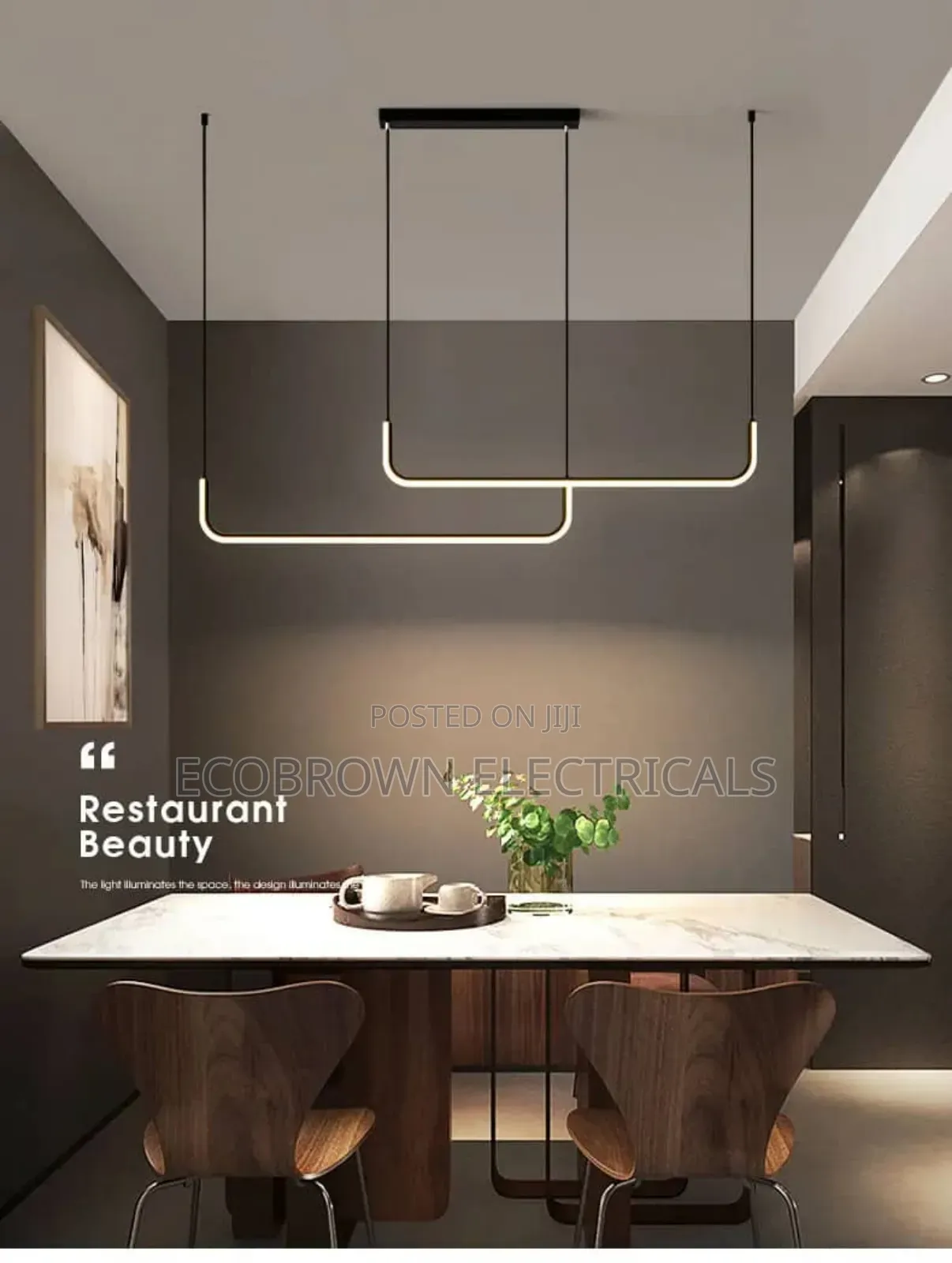 Very Good Light for Dinner Room Decor, Simple and Beautiful