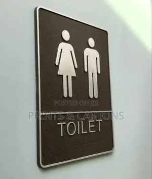 Unisex Bathroom Signs for Sale