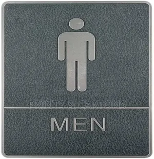 Men Toilet Sign. [][][]>[[][