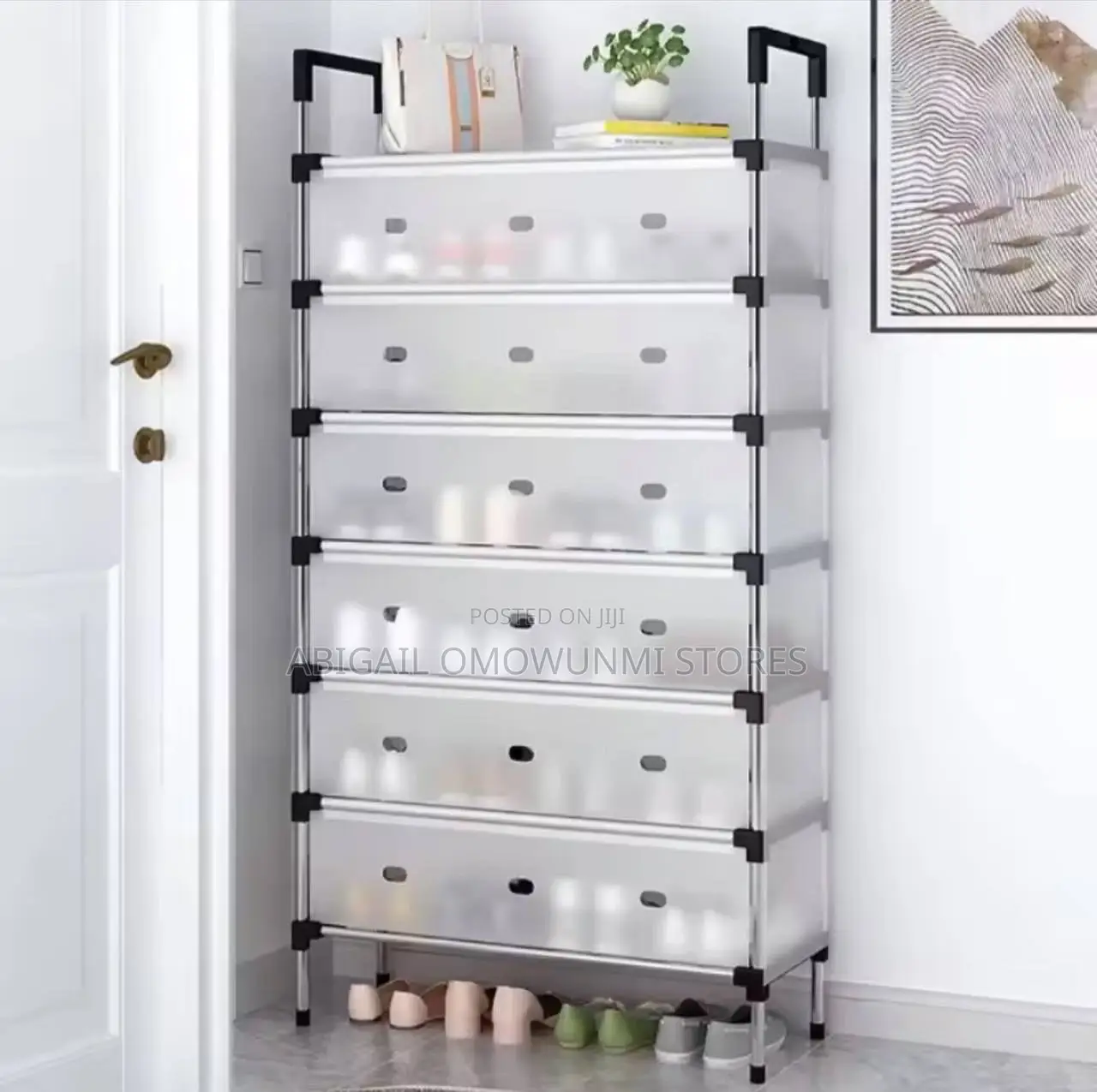 7 Layers Shoe Rack With Cover