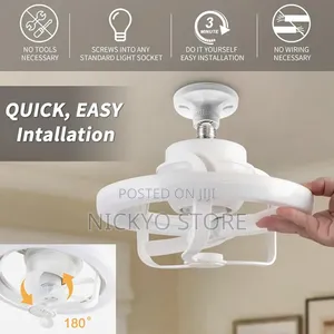 Rotatable Socket Fan Light Ceiling Fans With Light