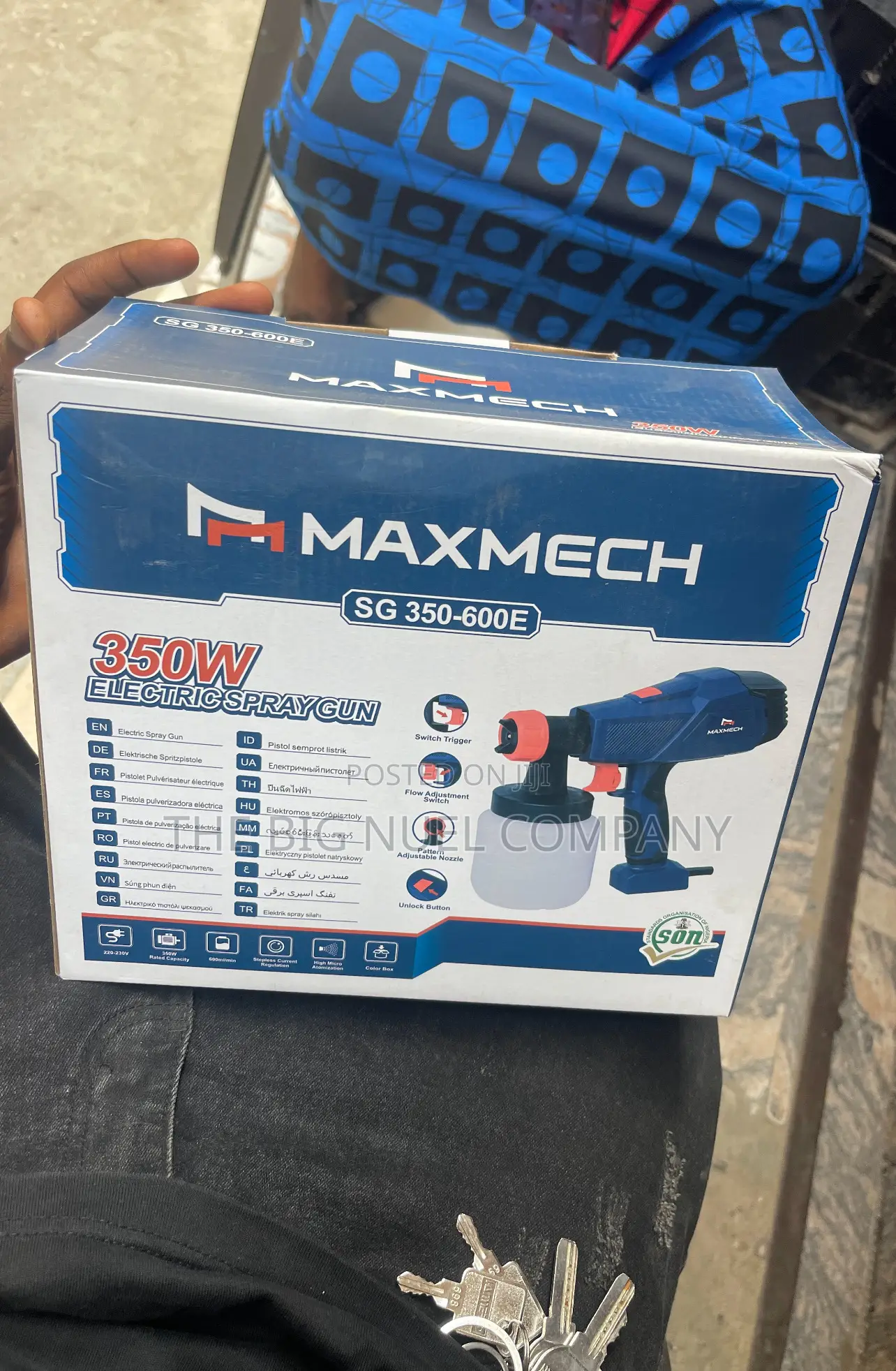 Maxmech Spray Gun 350watts
