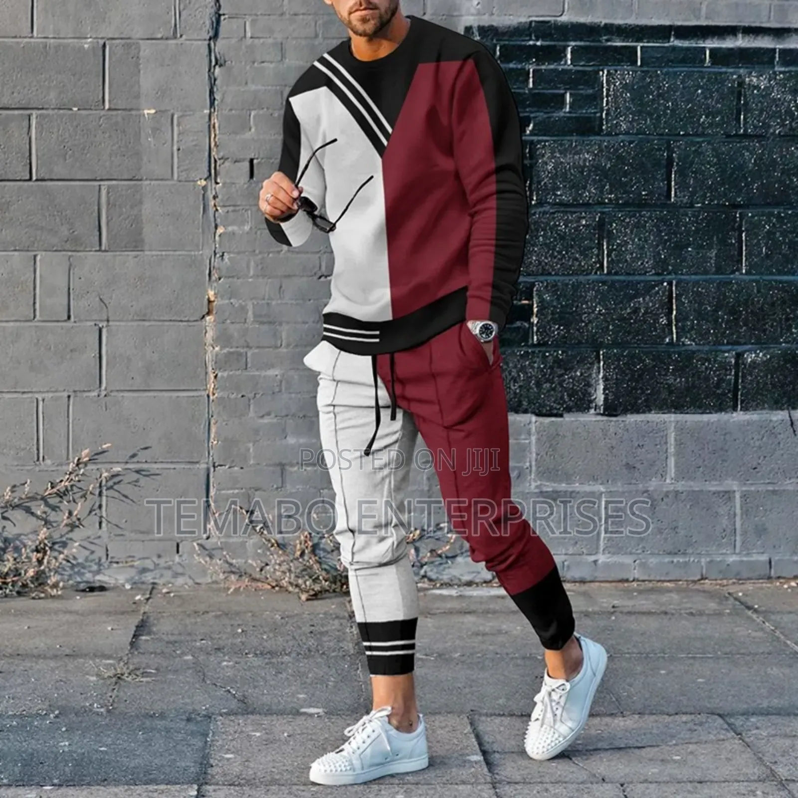 Men 2pcs Complete Suit Set Wears