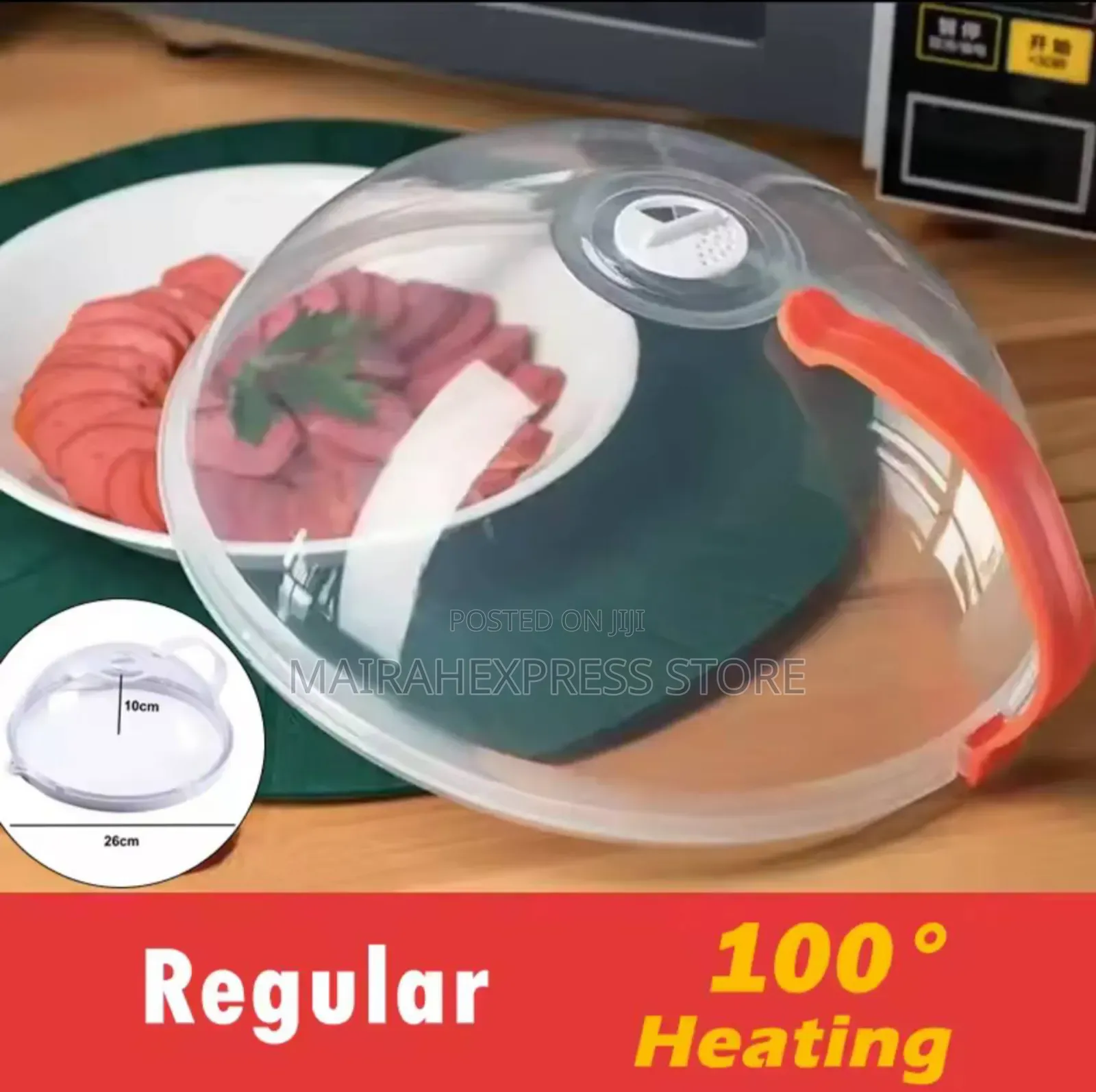 Microwave Splash Cover With Handle