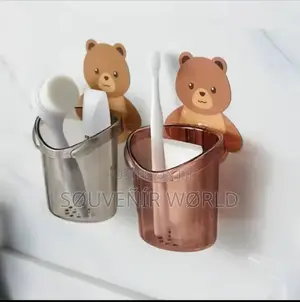 Bear Storage Cup Wall Mount