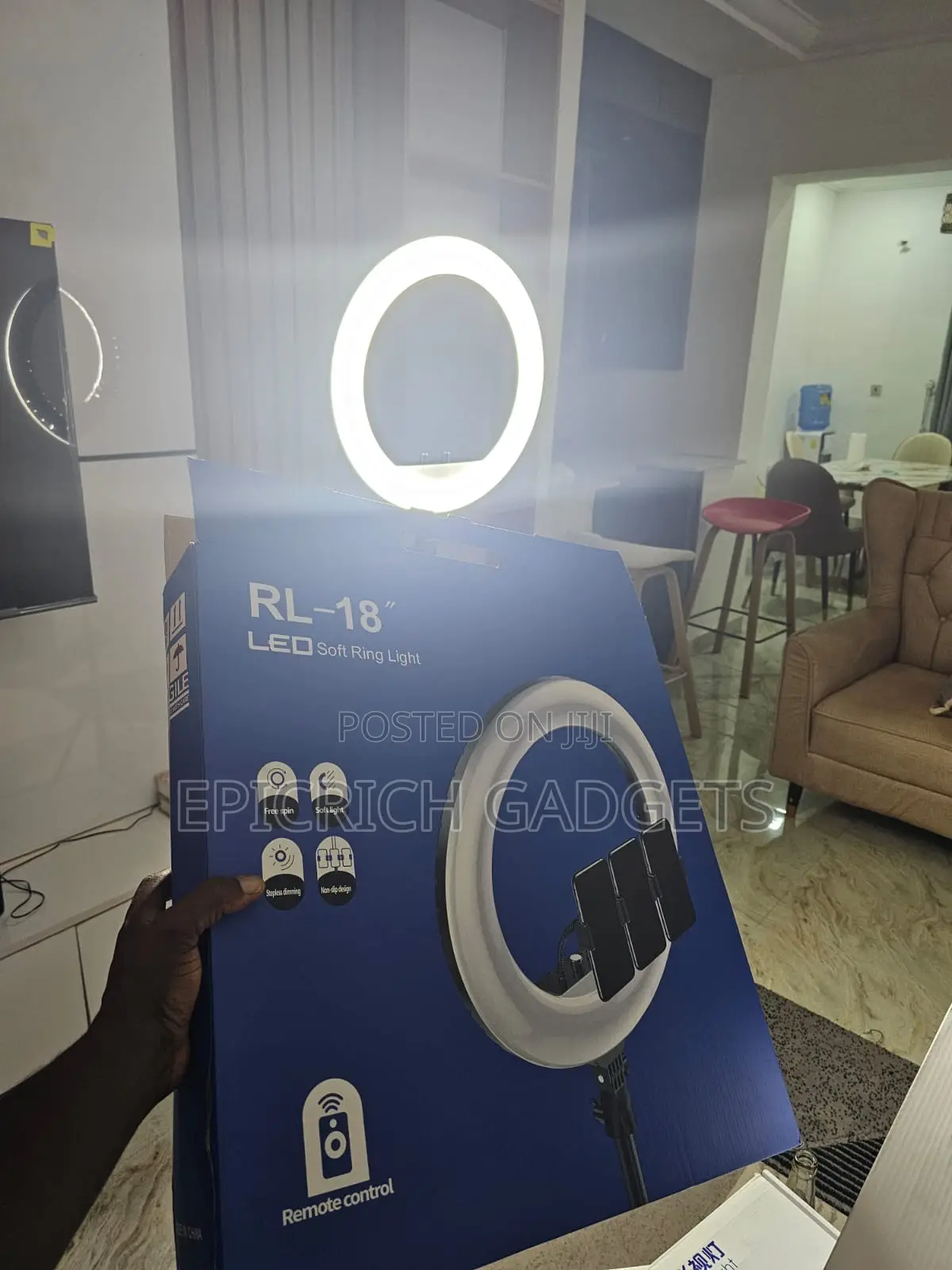 Rl-18” Led Soft Ring Light With Remote/Bag