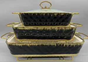 3 Pieces Chaffing Dish Buffet Set