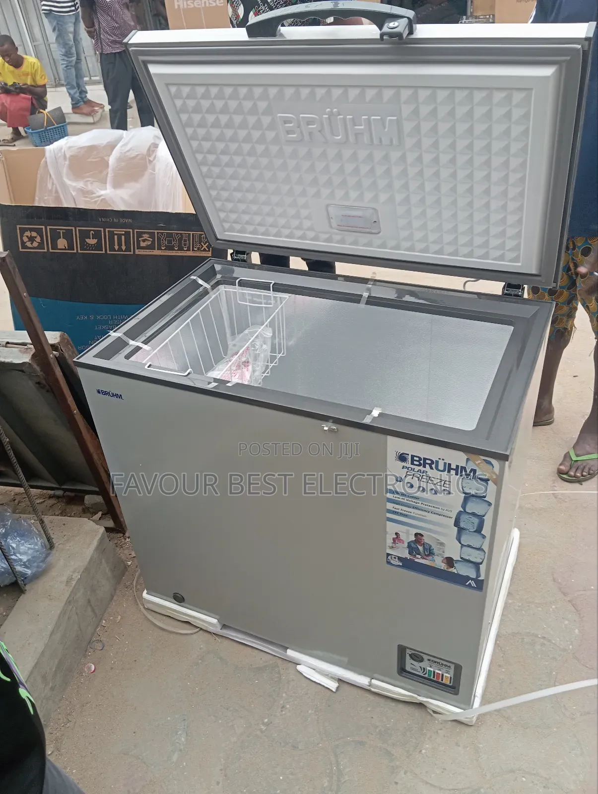 New Bruhm 200L Chest Freezer Fast Cooling External Condenser