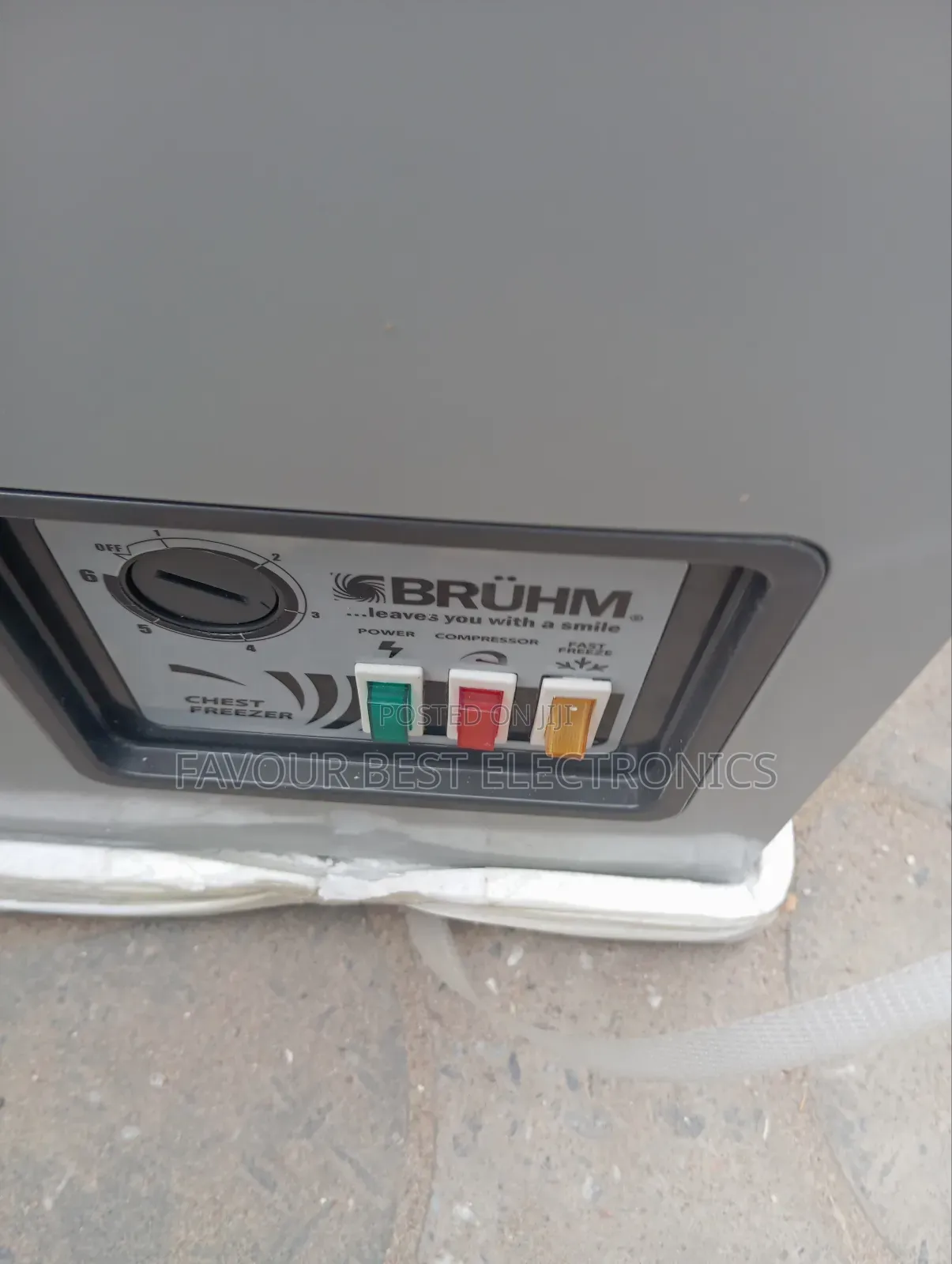 New Bruhm 200L Chest Freezer Fast Cooling External Condenser
