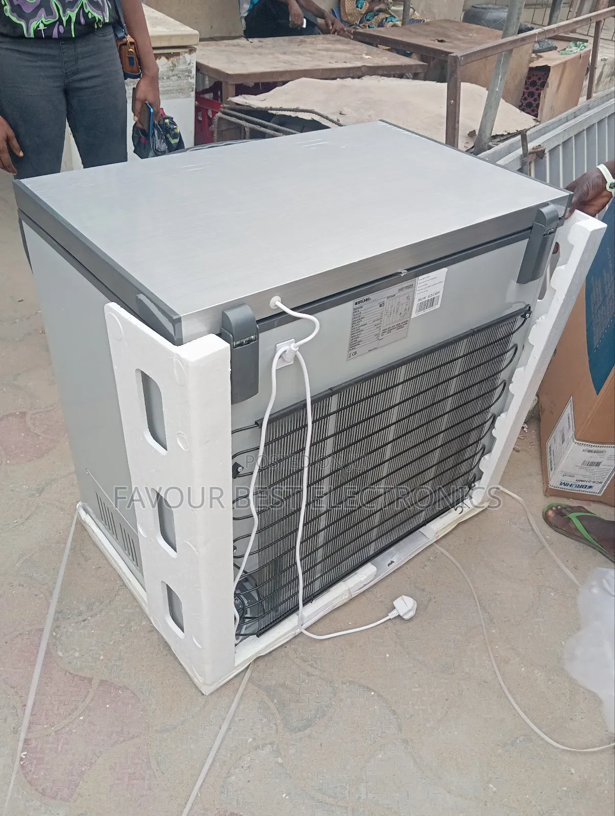 New Bruhm 200L Chest Freezer Fast Cooling External Condenser
