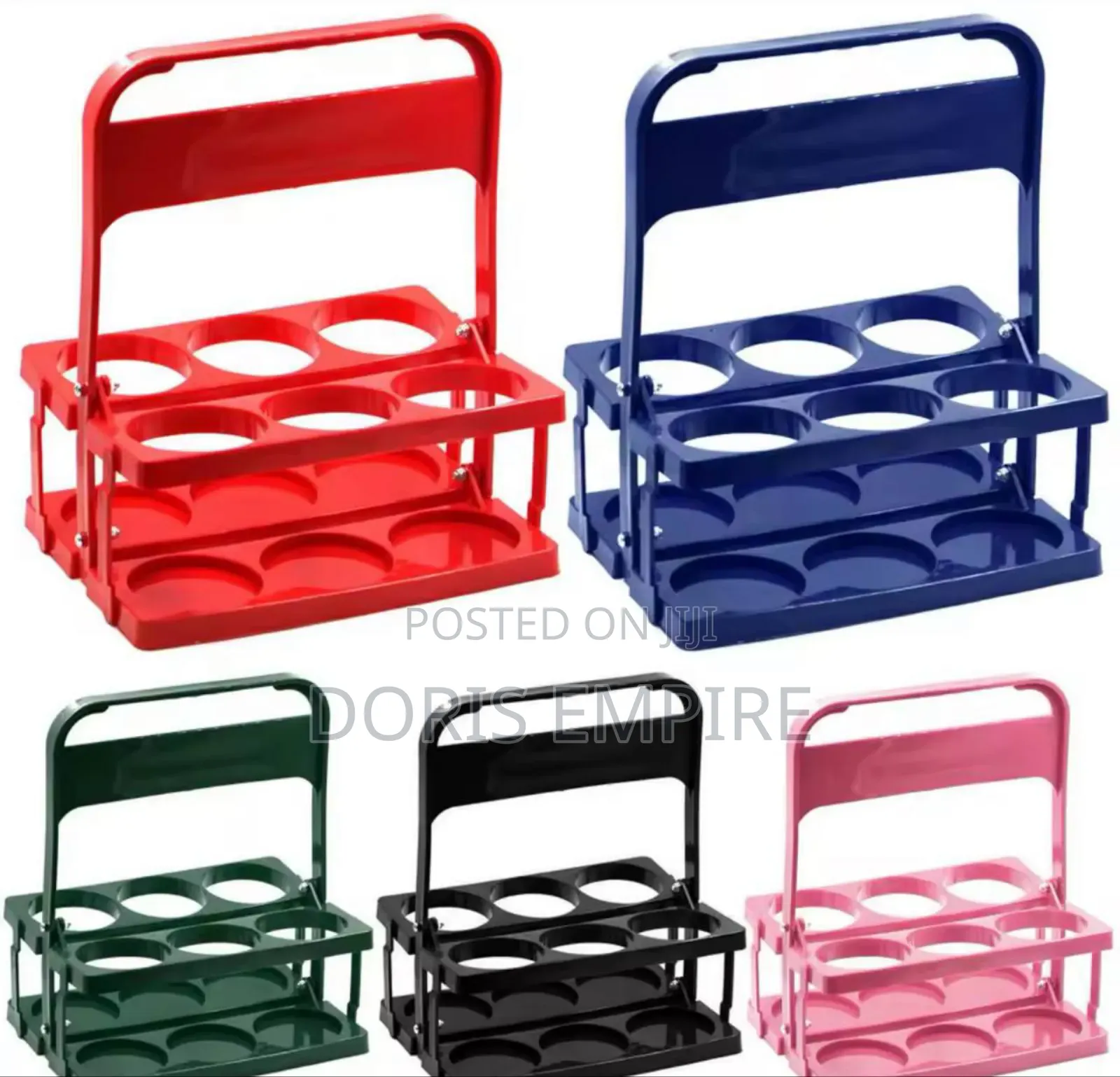 Pack Wine Bottle Rack Foldable Wine Basket Beer