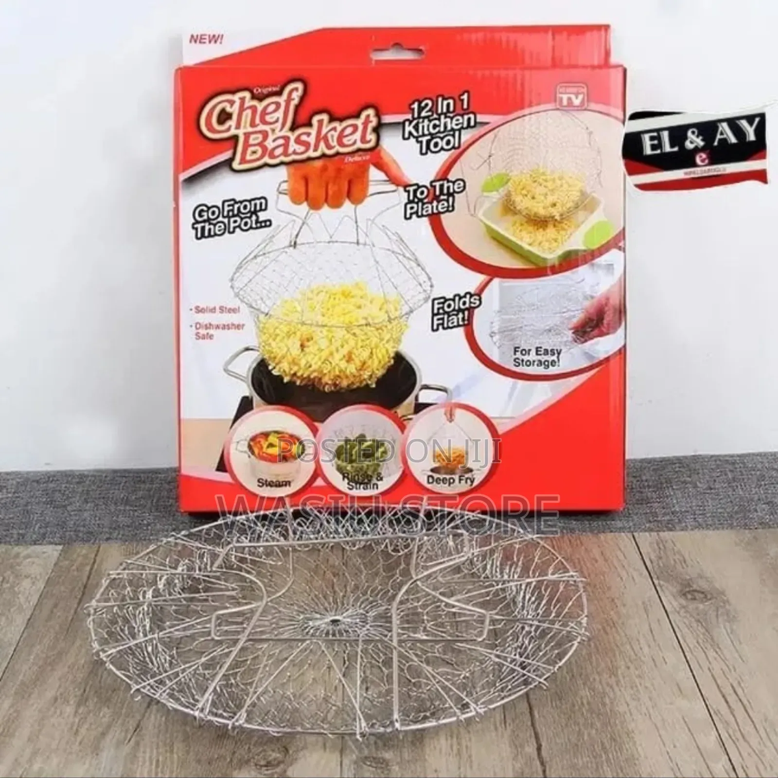 Chef Basket Deluxe 12 in 1 Kitchen Tool