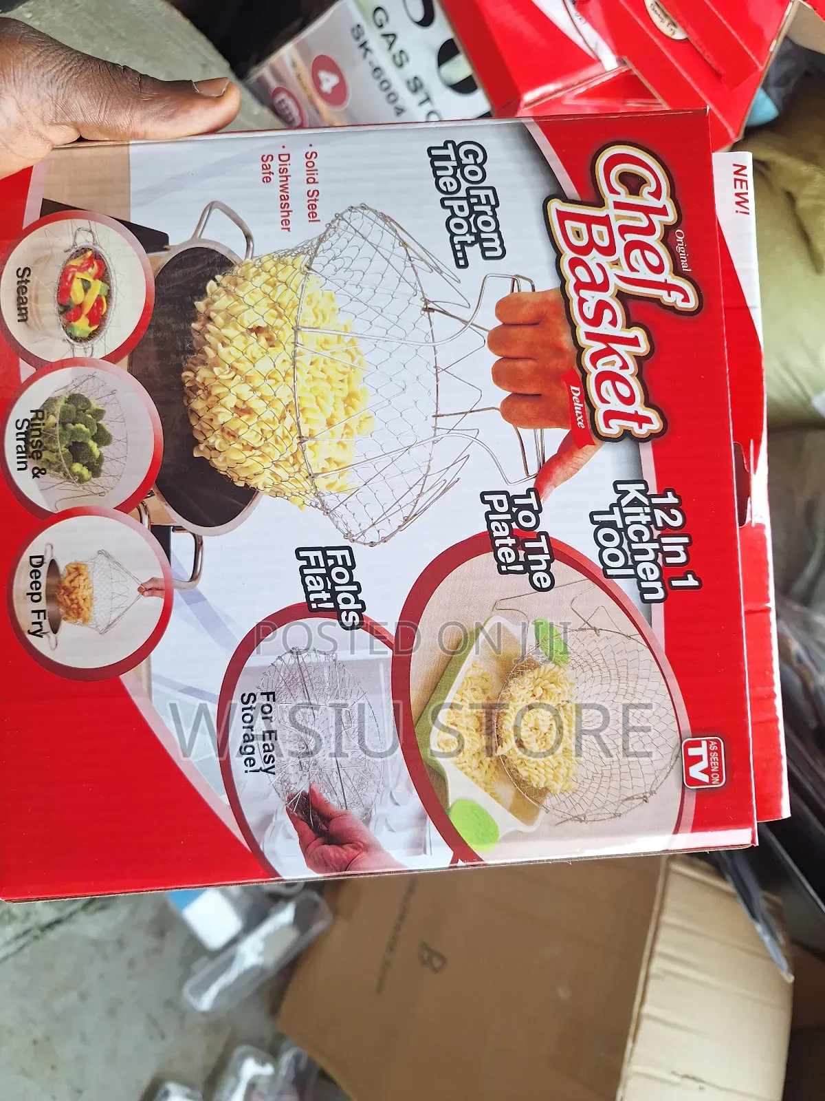 Chef Basket Deluxe 12 in 1 Kitchen Tool