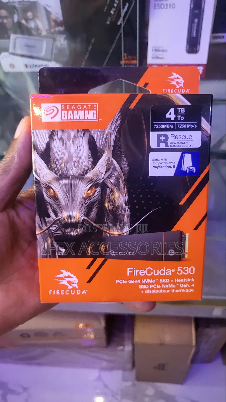 4tb Fire Cuda 530 Seagate Hard Drive Storage Device