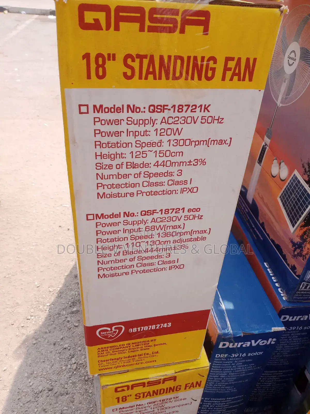Qasa Standing Fan