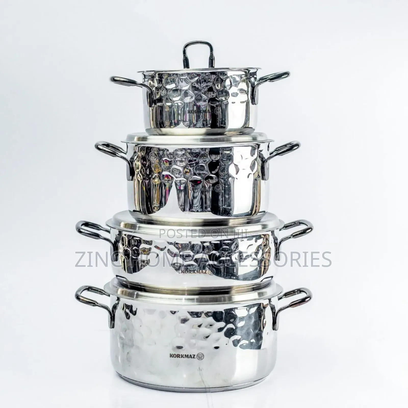 Korkmaz Erna 8 Pc Cookware Set