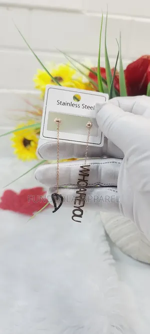 Female Worded Earrings