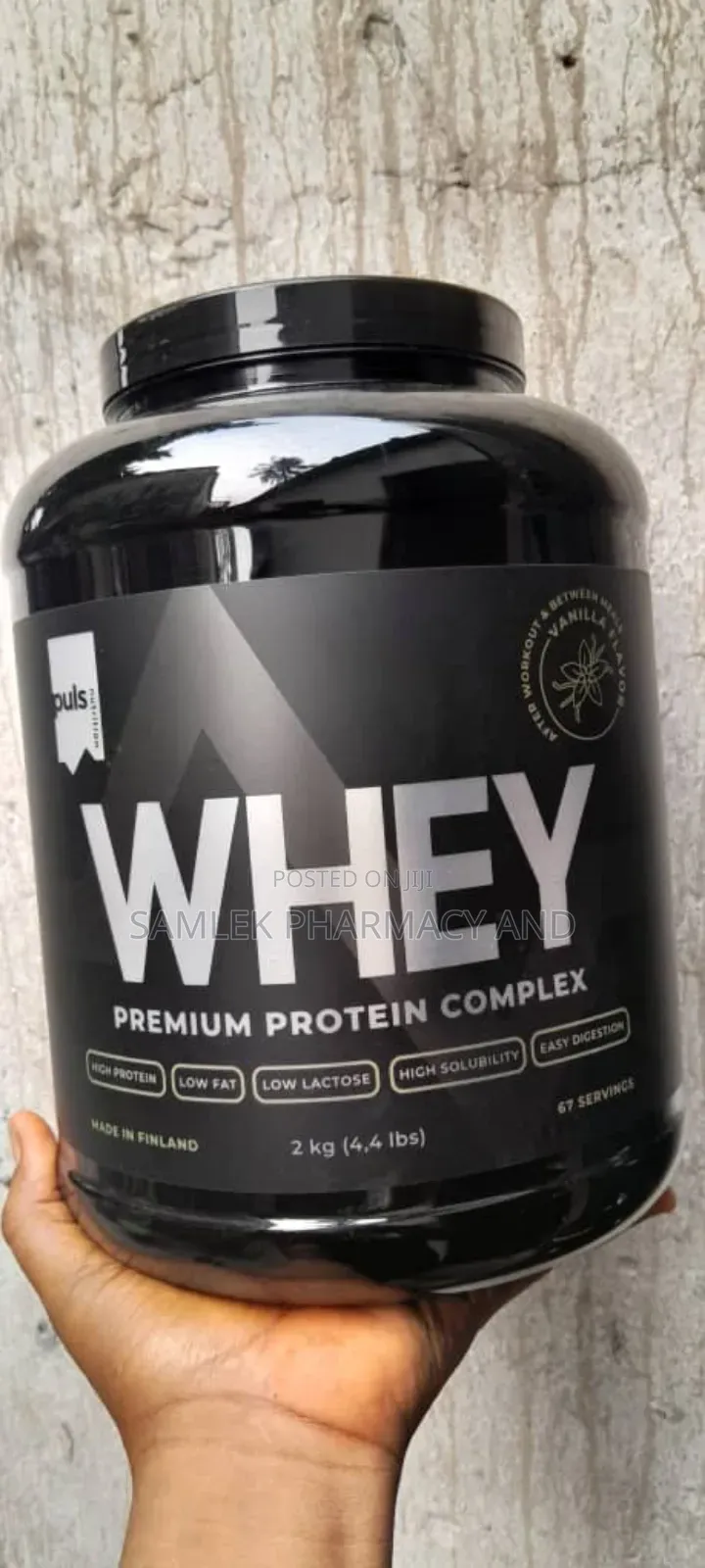 Puls Nutrition Whey Protein Complex -4.4lbs 67servings