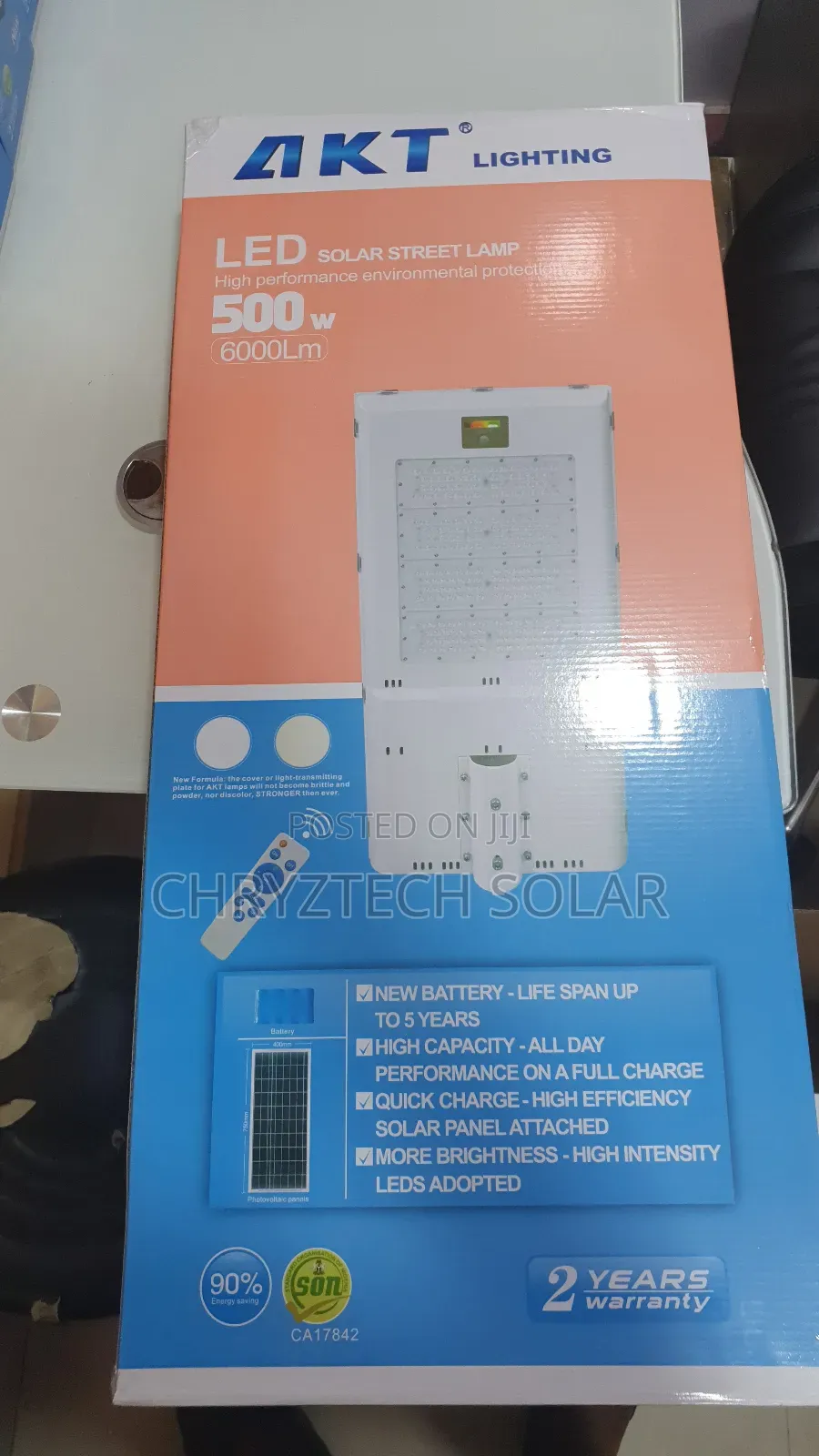 Akt 500W High Quality Solar Street Light