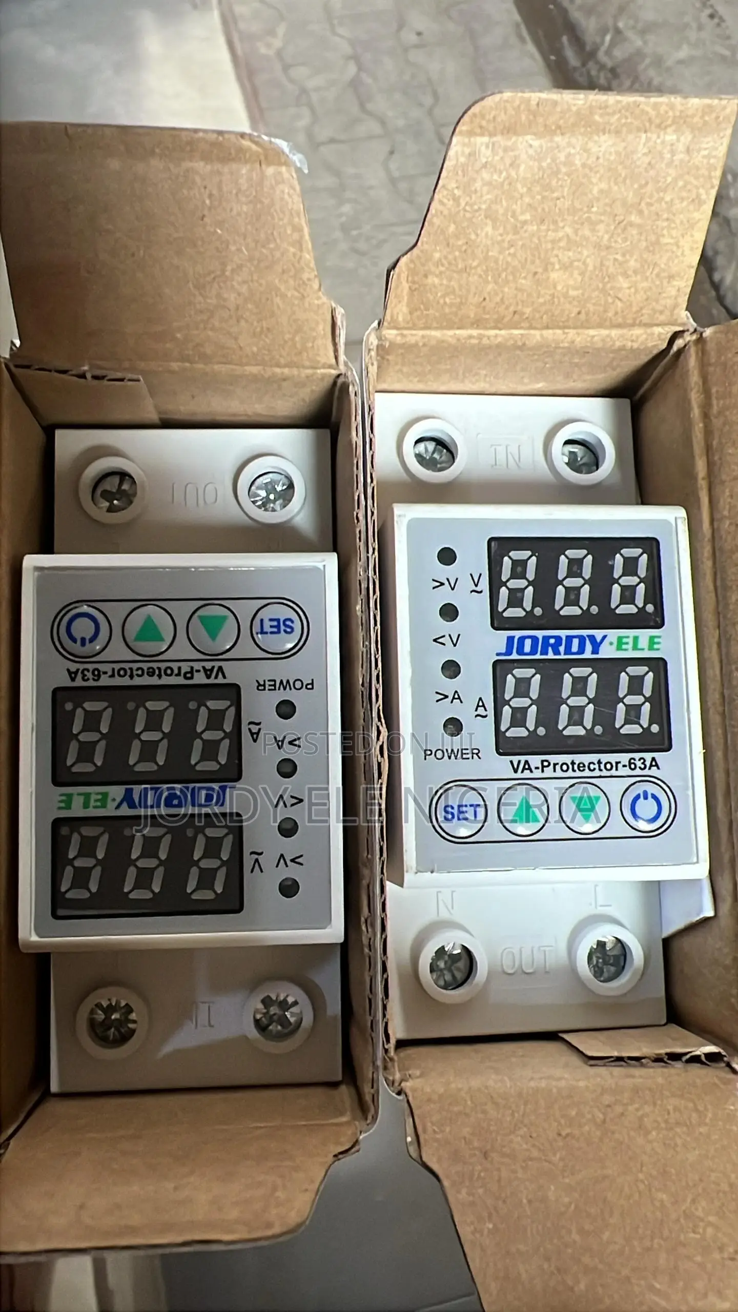 63A Adjustable Over Voltage and Under Voltage Protector