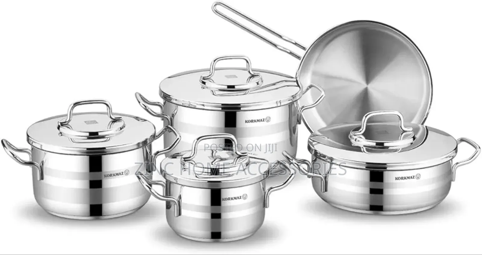 Korkmaz Astra 9pc Cookware Set