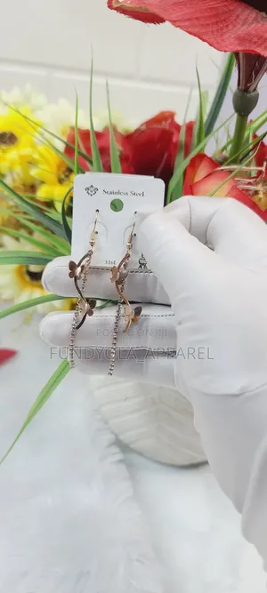 Tassle Style Butterfly Earrings