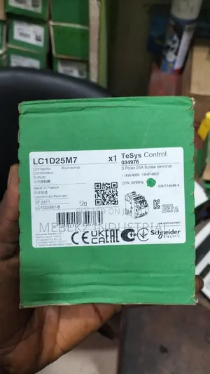Schneider Contactor Lc1d25m7 220vac