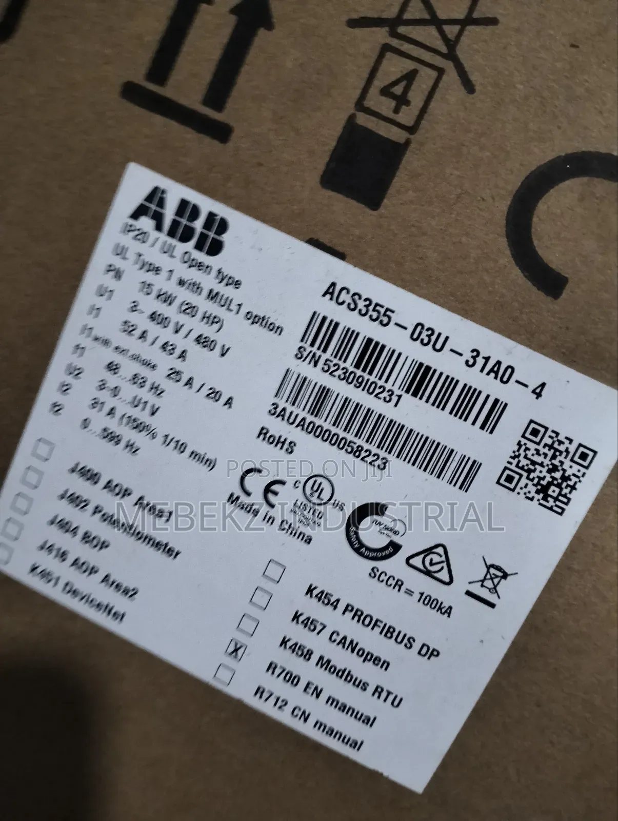 ABB Variable Frequency Converter/VFD