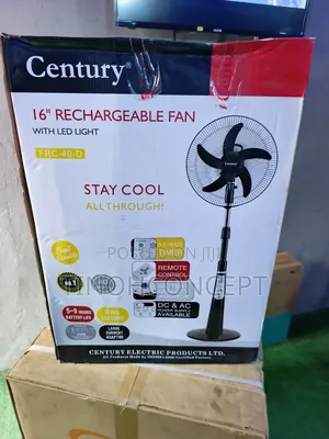 Century Rechargeable Fan 16 Inches