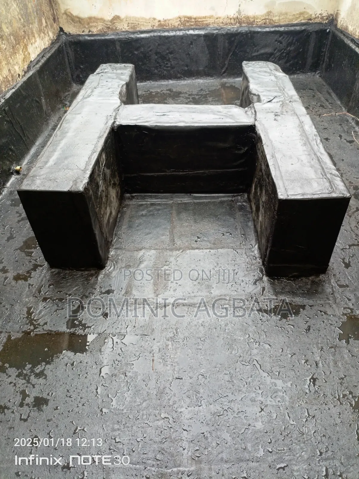 Ebullient Waterproofing Tank Area