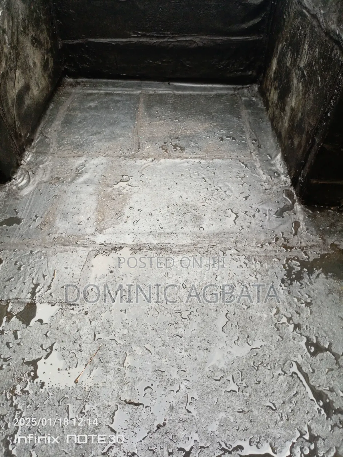 Ebullient Waterproofing Tank Area