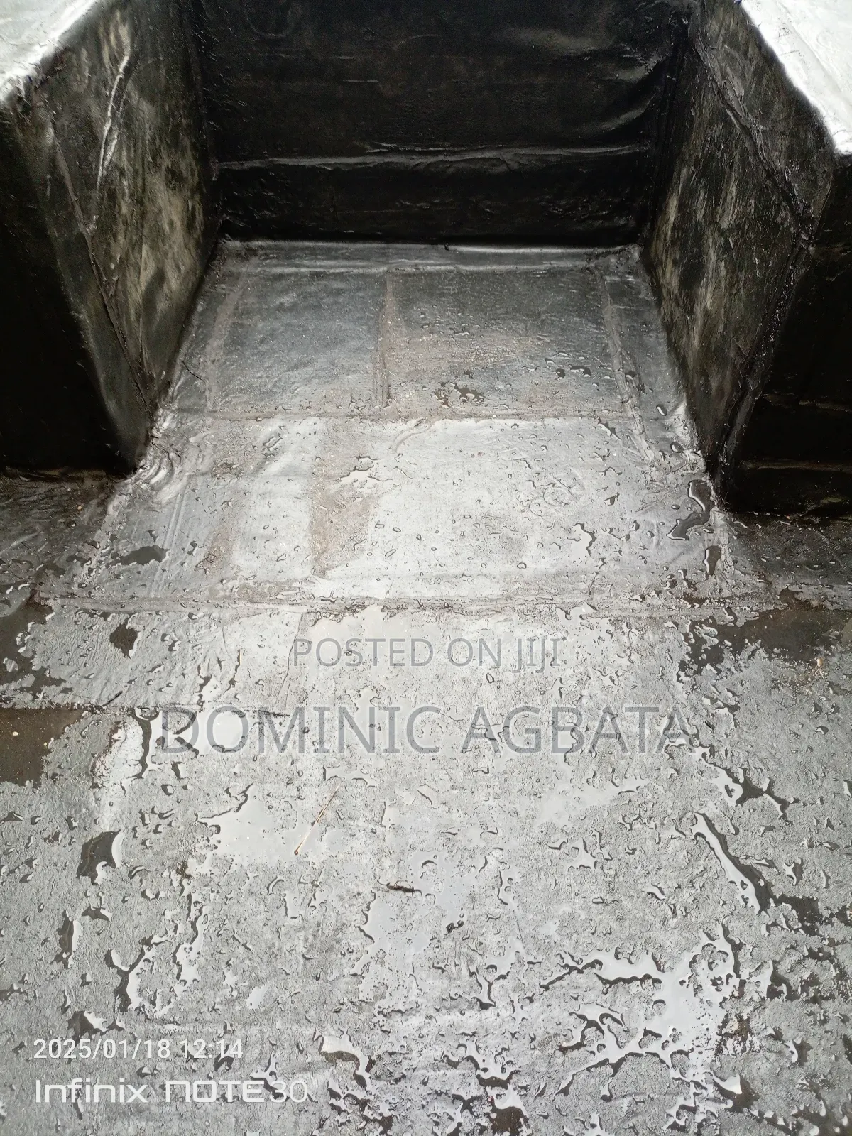 Ebullient Waterproofing Tank Area
