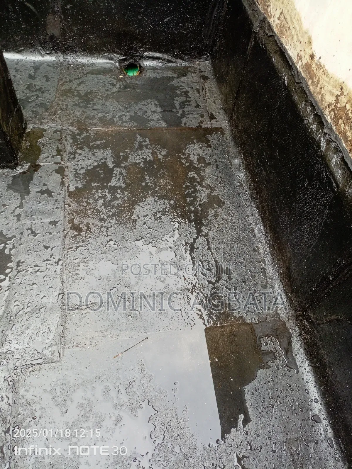 Ebullient Waterproofing Tank Area