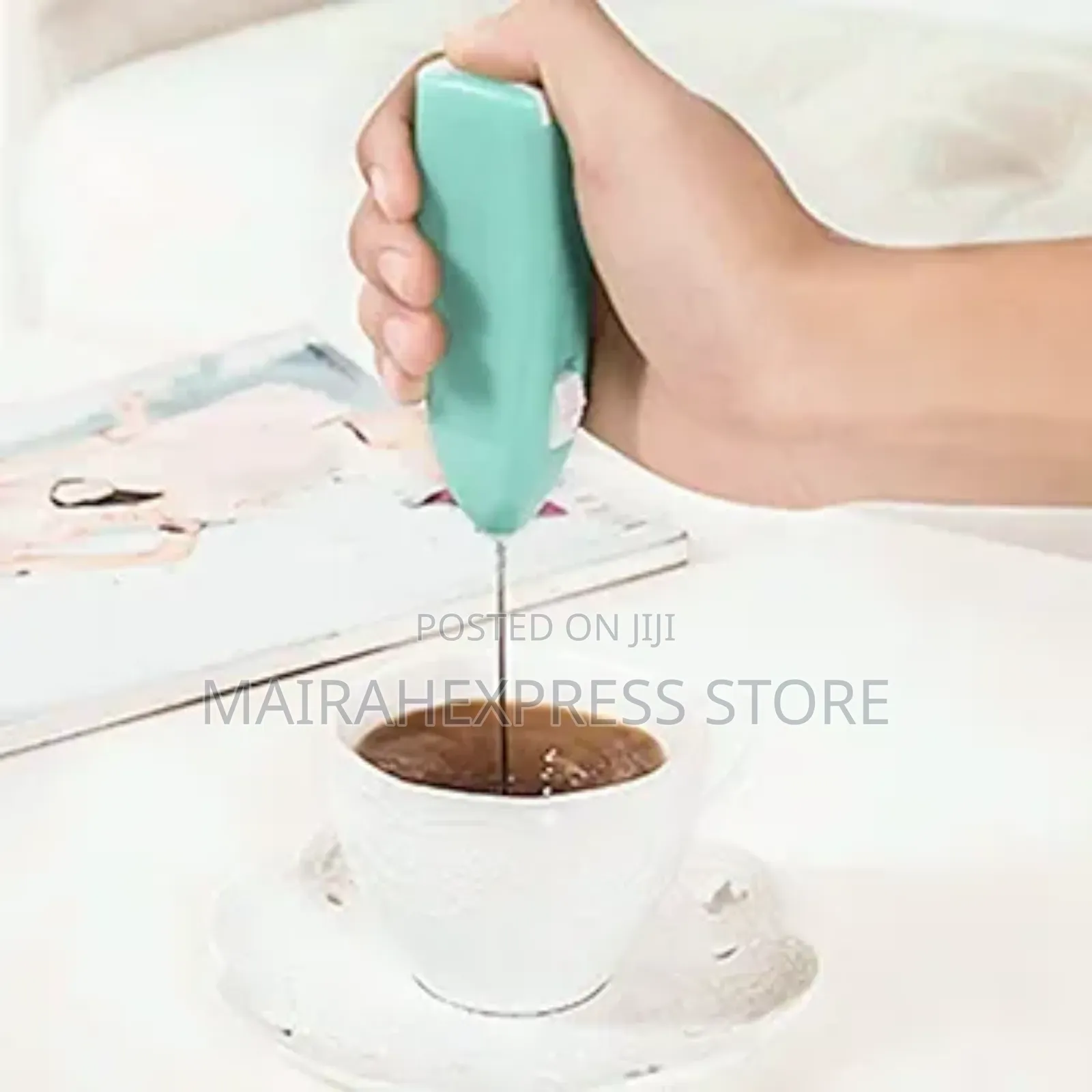 Mini Automatic Egg Beater Milk Drink Coffee Whisk Stirrer