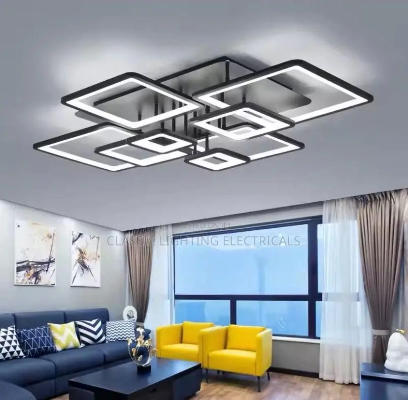 Modern Living Room Lights Nordic Black Bedroom Study