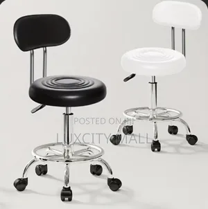 Rolling Chair With Backrest