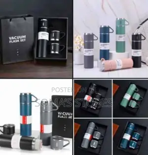 Vaccum Flask Gift Set With Two Cups