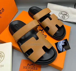 Quality Hermes Palm Slippers for Men