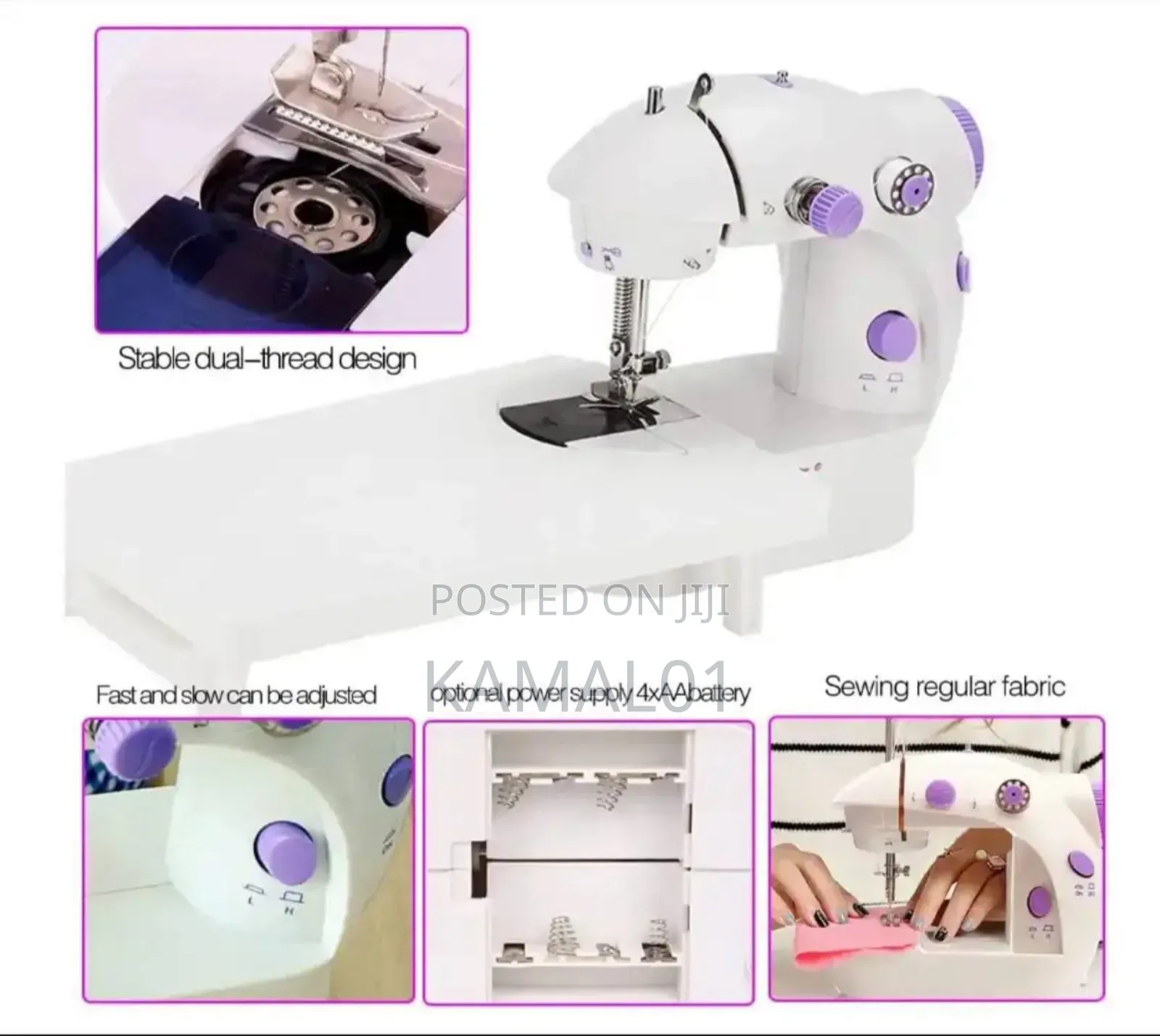 Electric Desktop Sewing Machine With Table Extension Board
